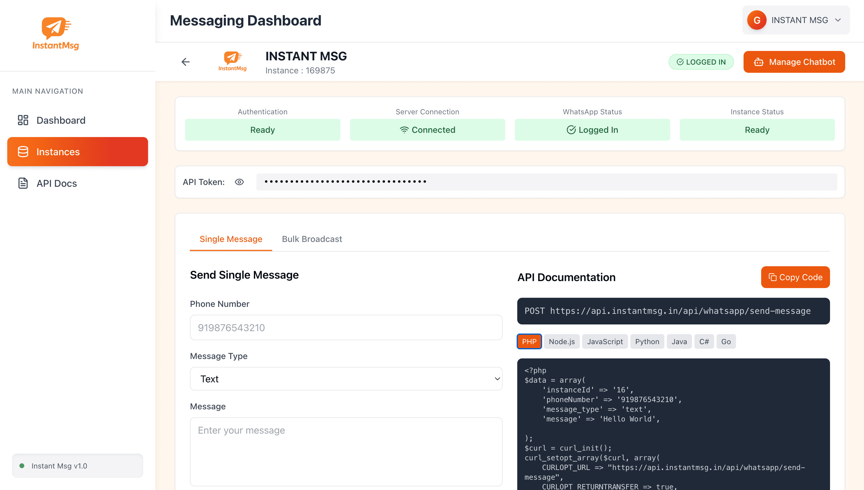 Broadcast Dashboard