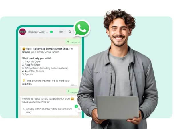 Analytics dashboard showing message delivery rates and customer insights